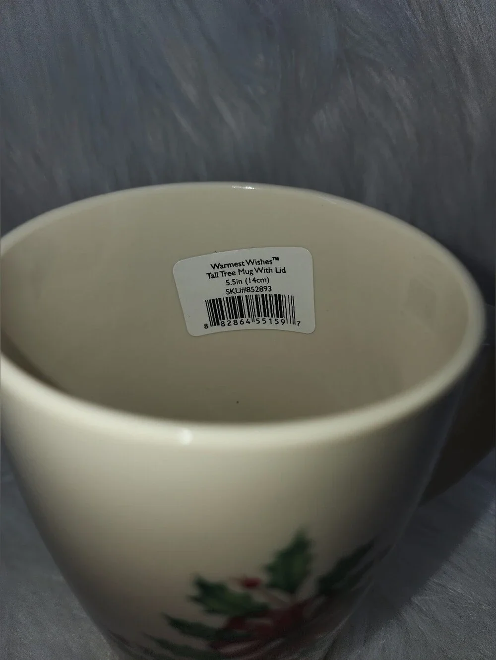 Lenox Warmest Wishes Tall Tree Mug With Lid 5.5
